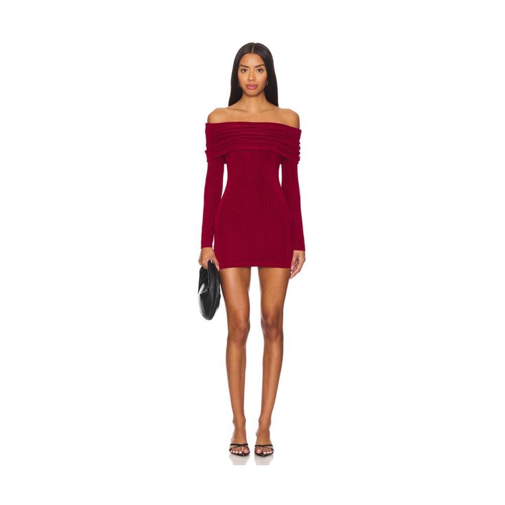 Megan Mini Dress in Wine
